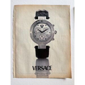 Vintage 2005 Versace Diamond Watch Precious Items Advertisement Print Ad